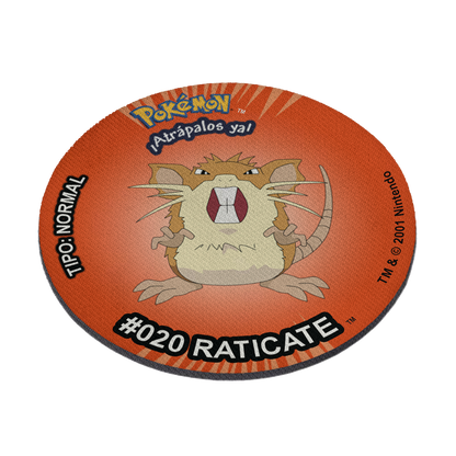 Mousepad estilo tazo Raticate