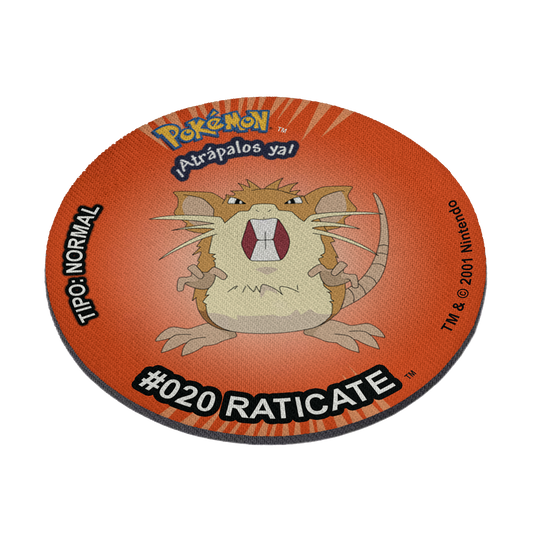 Mousepad estilo tazo Raticate