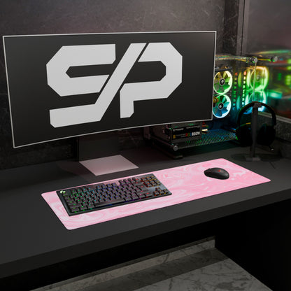 Mousepad Suminagashi style (Rosa)