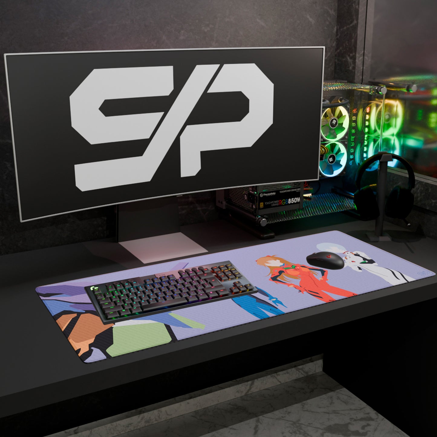 Mousepad Flat Design Evangelion
