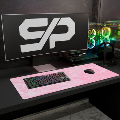 Mousepad Suminagashi style (Rosa)