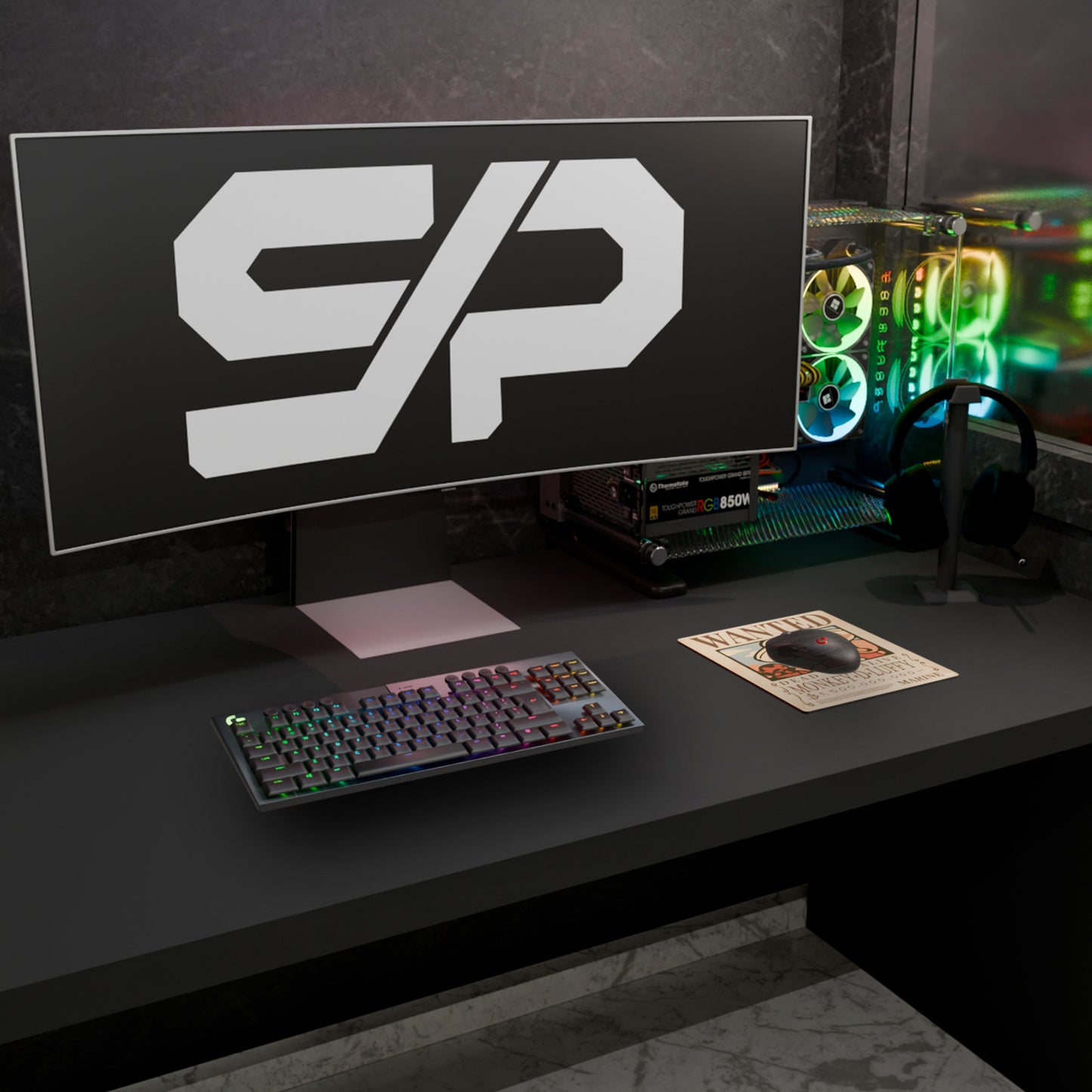 Mousepad Bounty Luffy Bricks