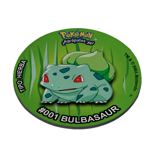 Mousepad estilo tazo Bulbasaur