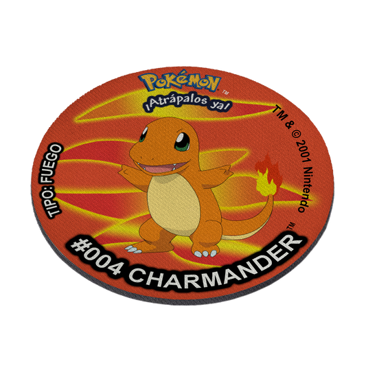 Mousepad estilo tazo Charmander