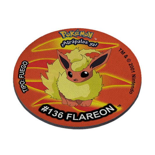 Mousepad estilo tazo Flareon