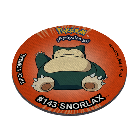 Mousepad estilo tazo Snorlax