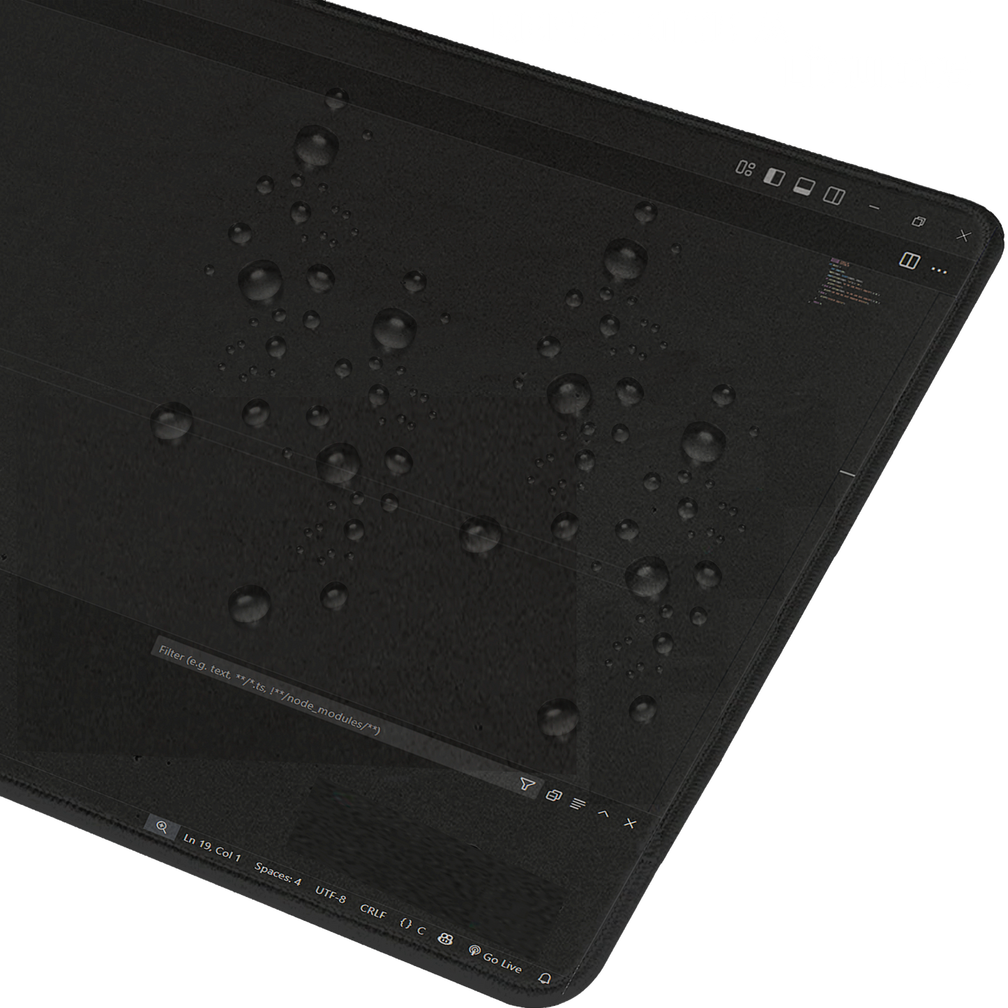 Mousepad UI Visual Studio